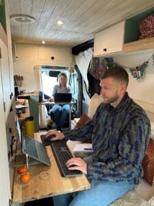 Werken vanuit de camper